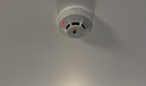 alarm with red light