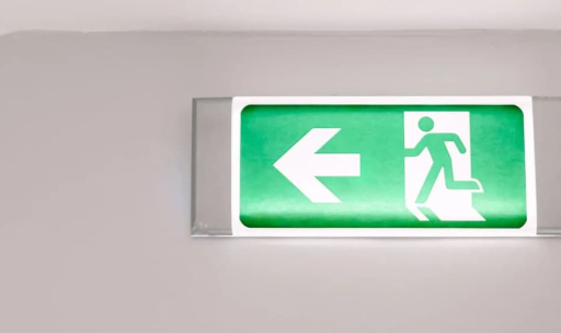 exit sign