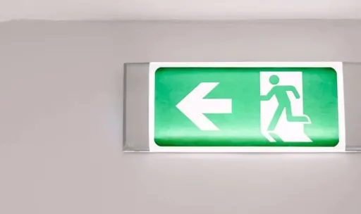 exit sign
